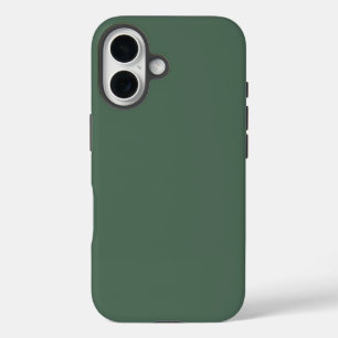 Dusty Eucalyptus Green Solid Color iPhone 16 Case
