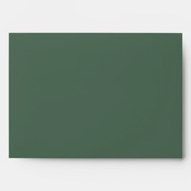 Dusty Eucalyptus Green Solid Color Envelope (Front)