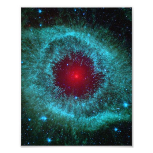 Dusty Eye of Helix Nebula NGC 7293 Photo Print