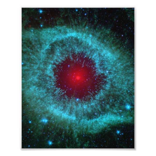 Dusty Eye of Helix Nebula NGC 7293 Photo Print (Front)
