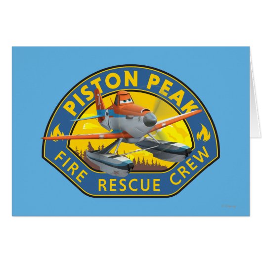 Dusty Fire Rescue Crew Badge (Front Horizontal)