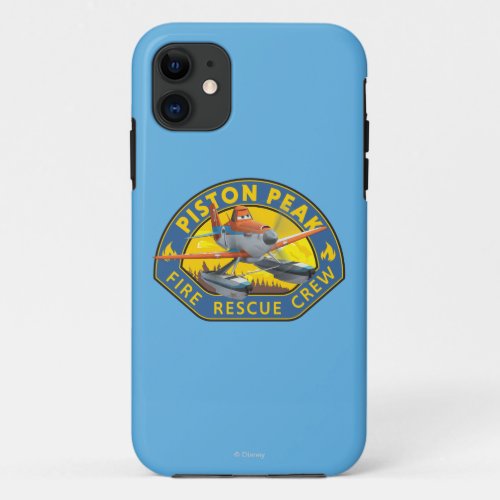 Dusty Fire Rescue Crew Badge iPhone 11 Case