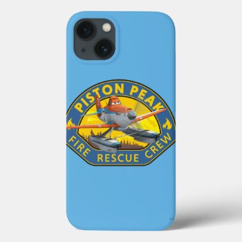 Dusty Fire Rescue Crew Badge Iphone 13 Case by OtherDisneyBrands at Zazzle