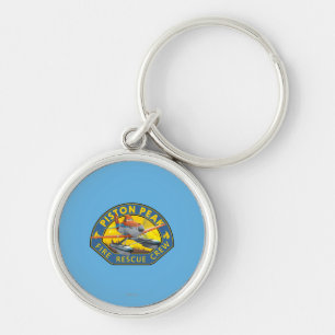 Dusty Fire Rescue Crew Badge Keychain