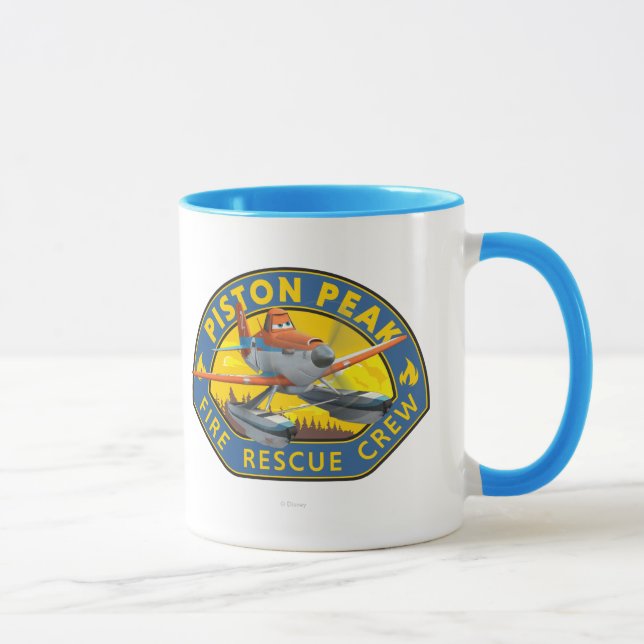 Dusty Fire Rescue Crew Badge Mug (Right)