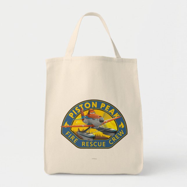 Dusty Fire Rescue Crew Badge Tote Bag (Front)