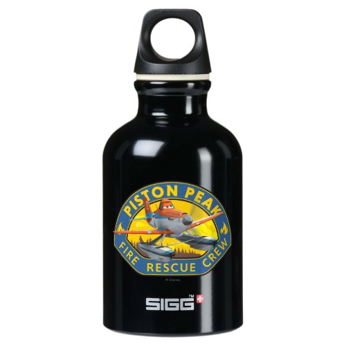 Dusty Fire Rescue Crew Badge Water Bottle