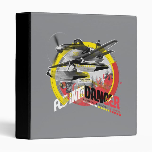 Dusty Fly Into Danger Binder (Front/Spine)
