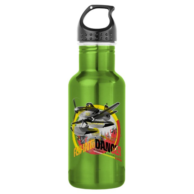 Dusty Fly Into Danger Water Bottle (Front)