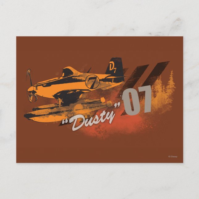Dusty Graphic Postcard (Front)