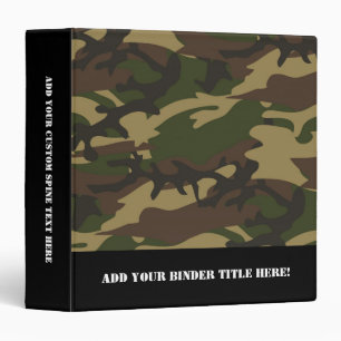 Dusty Green Camo Binder