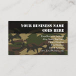 Dusty Green Camo Business Card