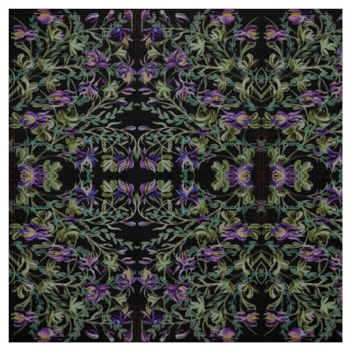 Dusty Green Columbine Fabric