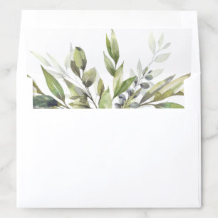 Dusty Green Eucalytus Envelope Liner