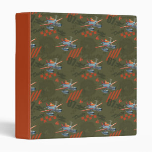 Dusty Green Pattern Binder