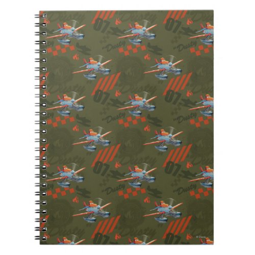 Dusty Green Pattern Notebook