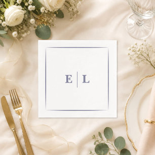 Dusty lavender Minimal Wedding Napkins