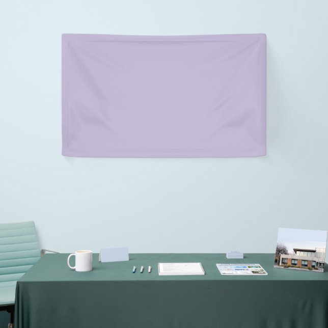 Dusty Lavender Solid Color Banner (Tradeshow)