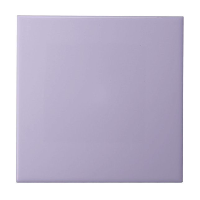 Dusty Lavender Solid Color Ceramic Tile (Front)