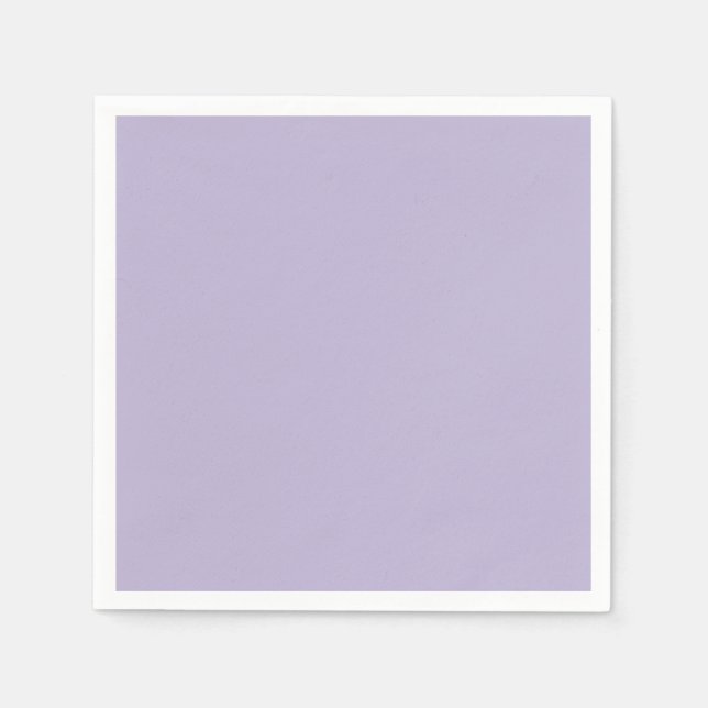 Dusty Lavender Solid Color Napkins (Front)