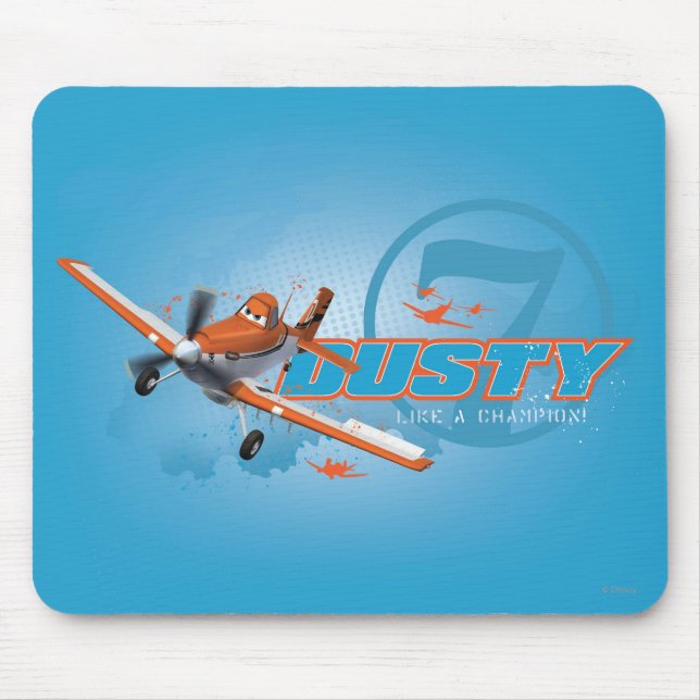 Dusty - Like a Champion! Mouse Pad (Front)