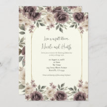 Dusty Mauve & Ivory Bloom Botanical Wedding