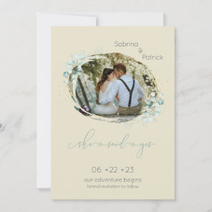 Dusty Mellow Yellow She Said Yes Photo Save The Date