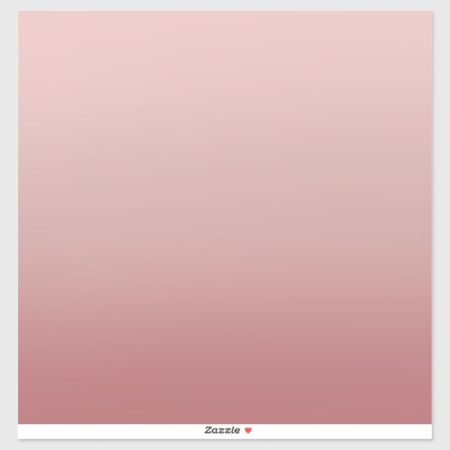 Dusty Muted Pink Ombre Sticker (Sheet)