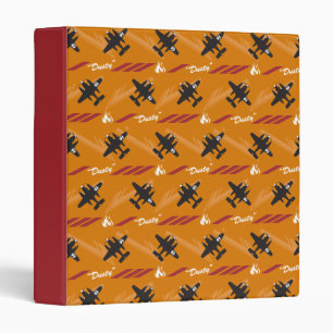 Dusty Orange Pattern Binder