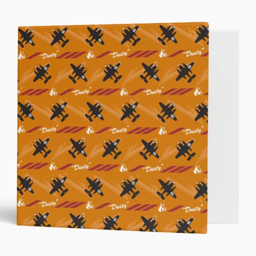 Dusty Orange Pattern Binder