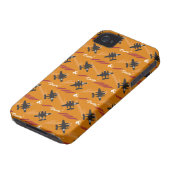 Dusty Orange Pattern Case-Mate iPhone Case (Bottom)