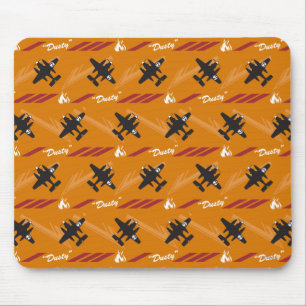 Dusty Orange Pattern Mouse Pad