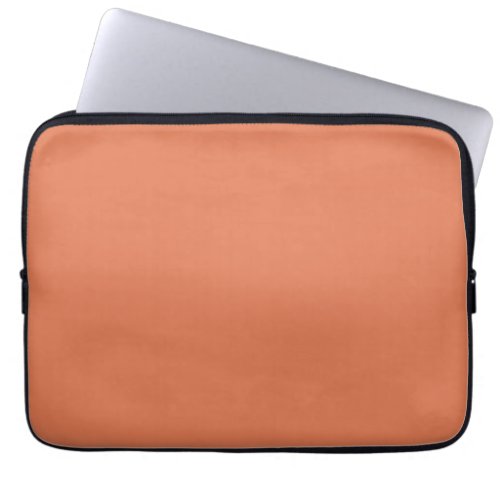 Dusty Orange Solid Color Laptop Sleeve