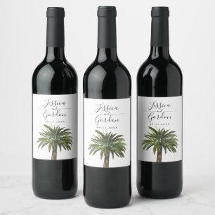 Dusty Palm Beverage Label Set