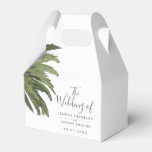 Dusty Palm | Wedding White Thank You Favor Box
