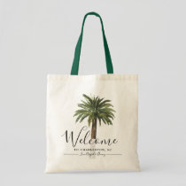 Dusty Palms | Destination Wedding Themed Tote Bag