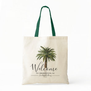 Dusty Palms | Destination Wedding Themed Tote Bag