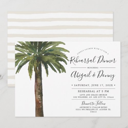 Dusty Palms | Wedding Rehearsal Dinner