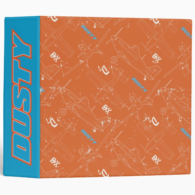 Dusty Pattern Binder (Front/Spine)