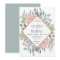 Dusty Pink Blue Green Rustic Wild Floral Wedding