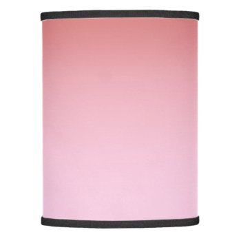 Dusty Pink Blush Pink Simple Ombre Gradient Lamp Shade by BlackStrawberry_Co at Zazzle