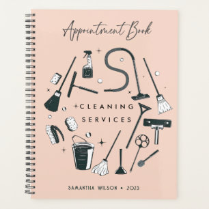 Dusty Pink Cleaning Services  Appointment Planner