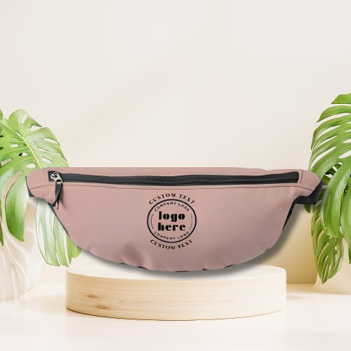Dusty Pink Company Logo Business Promotional Fanny Pack