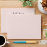 Dusty Pink Elegant Envelope Address<br><div class="desc">Dusty Pink Elegant Envelope</div>