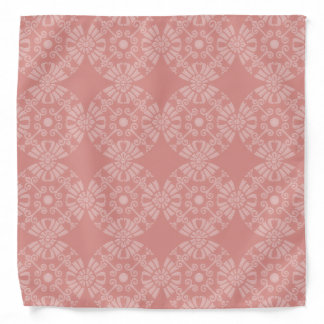 Dusty Pink Floral Pattern Bandana