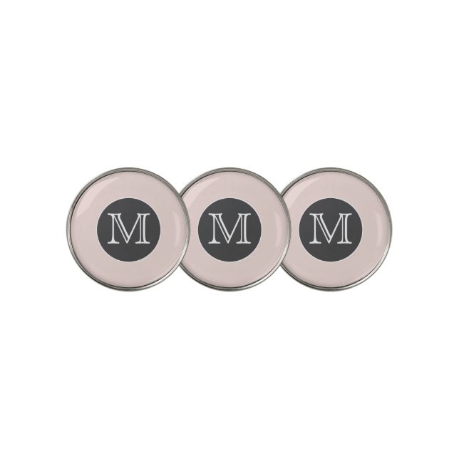 Dusty Pink Golf Ball Marker (3 Up)