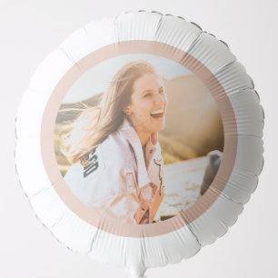 Dusty Pink Photo Helium Balloon