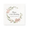 Dusty Pink Rose Floral 100th Birthday 