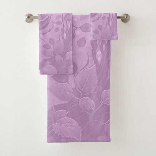 Dusty Pink Roses 2 Bath Towel Set