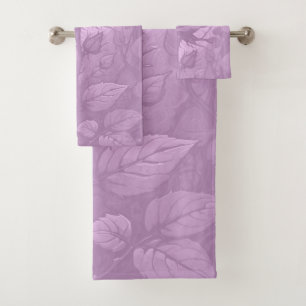 Dusty Pink Roses 3 Bath Towel Set
